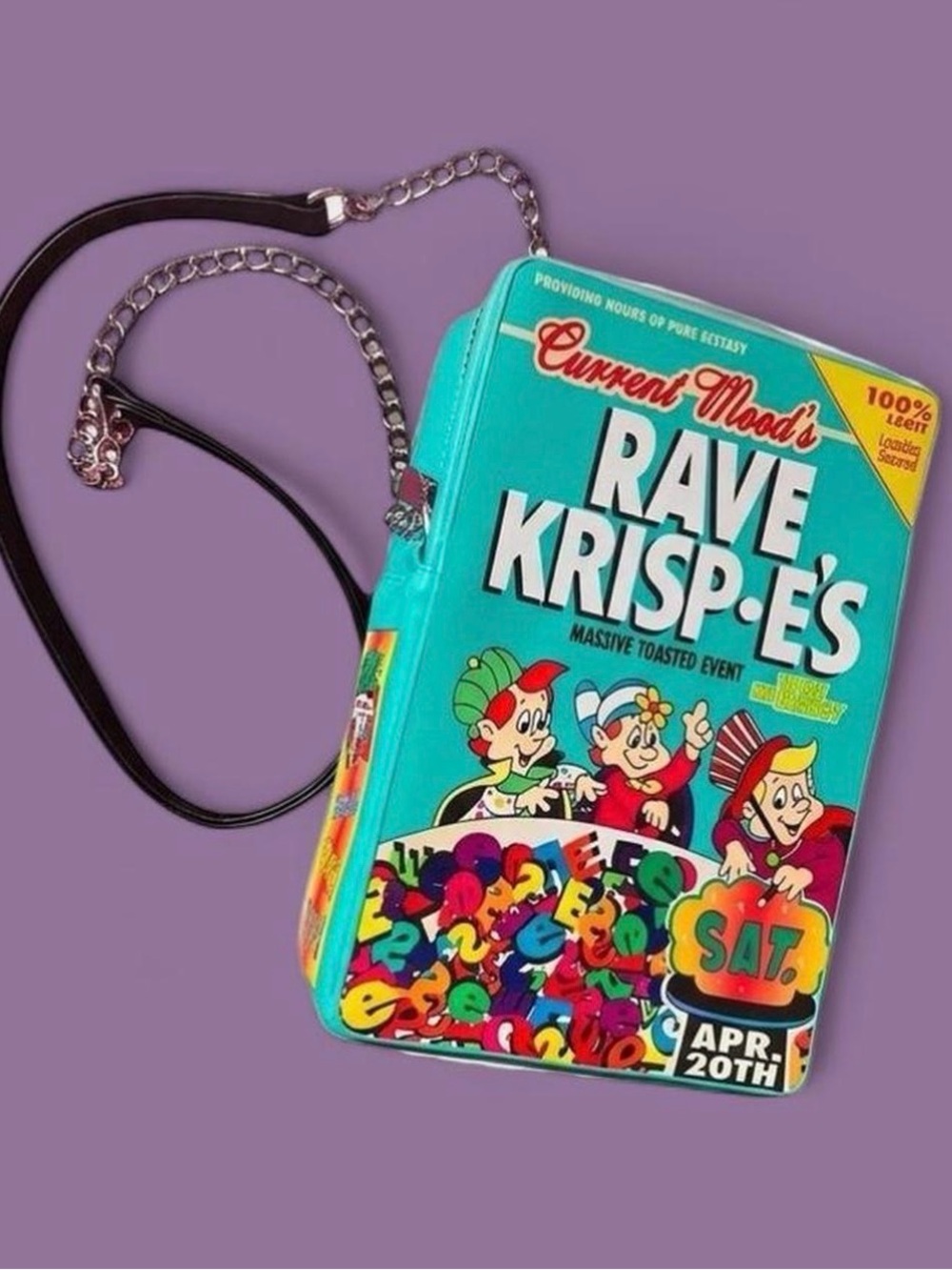 Dolls Kill RAVE KRISP-E'S CROSSBODY BAG